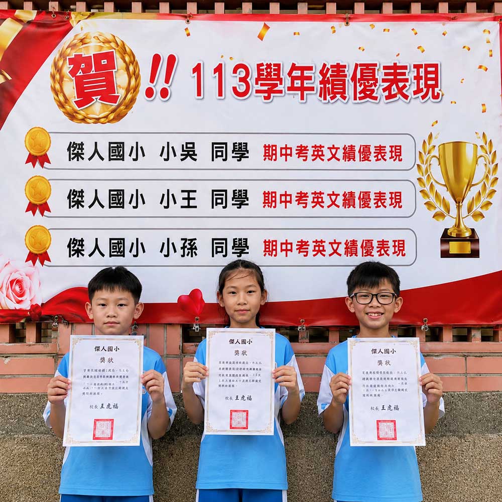 賀!!113學年績優表現