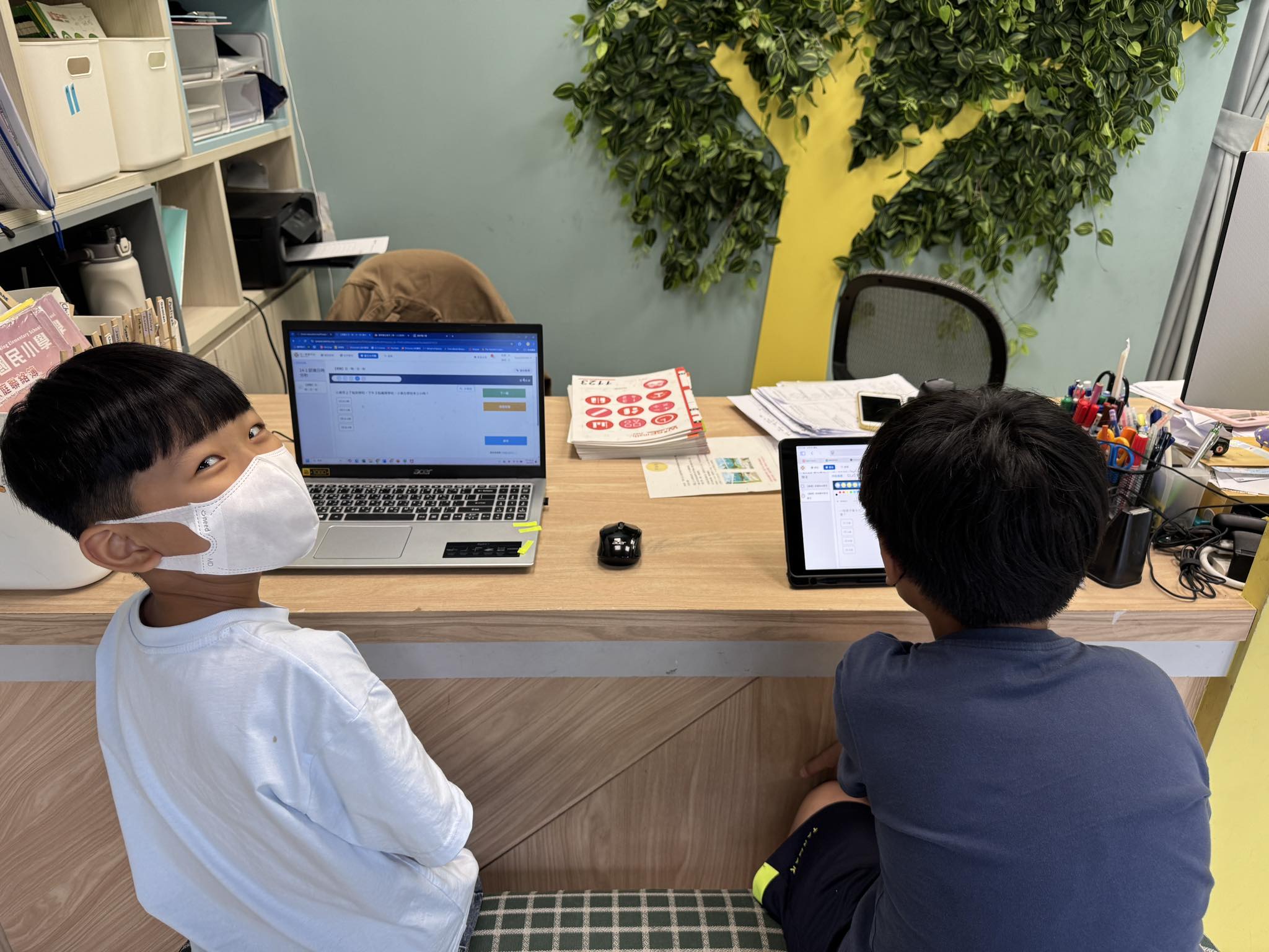 期末考第一天就傳來捷報