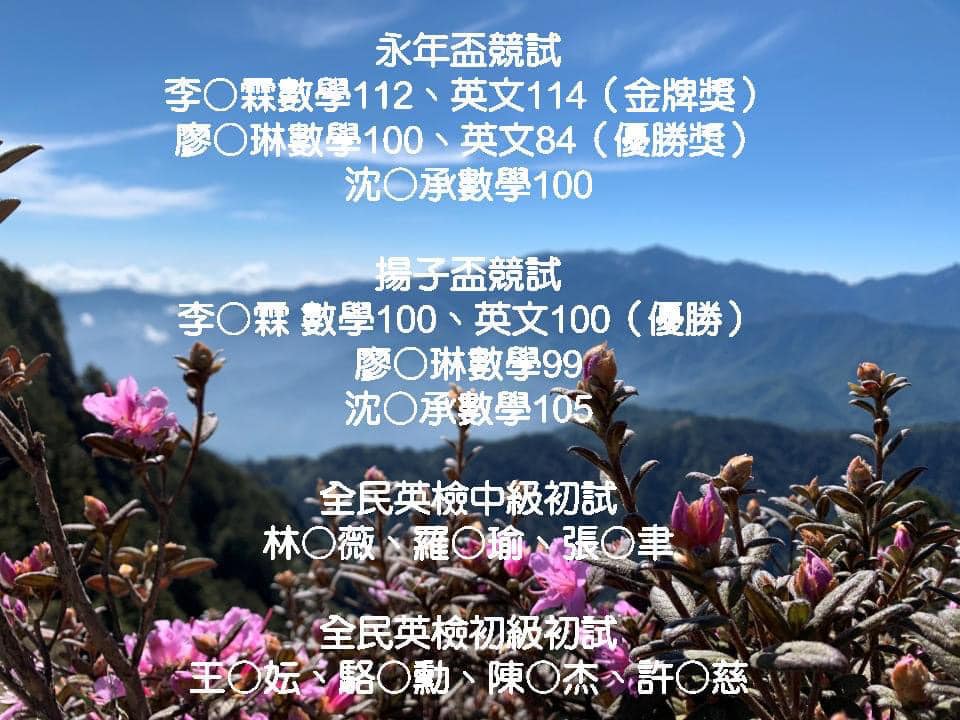 校外競試風雲榜
