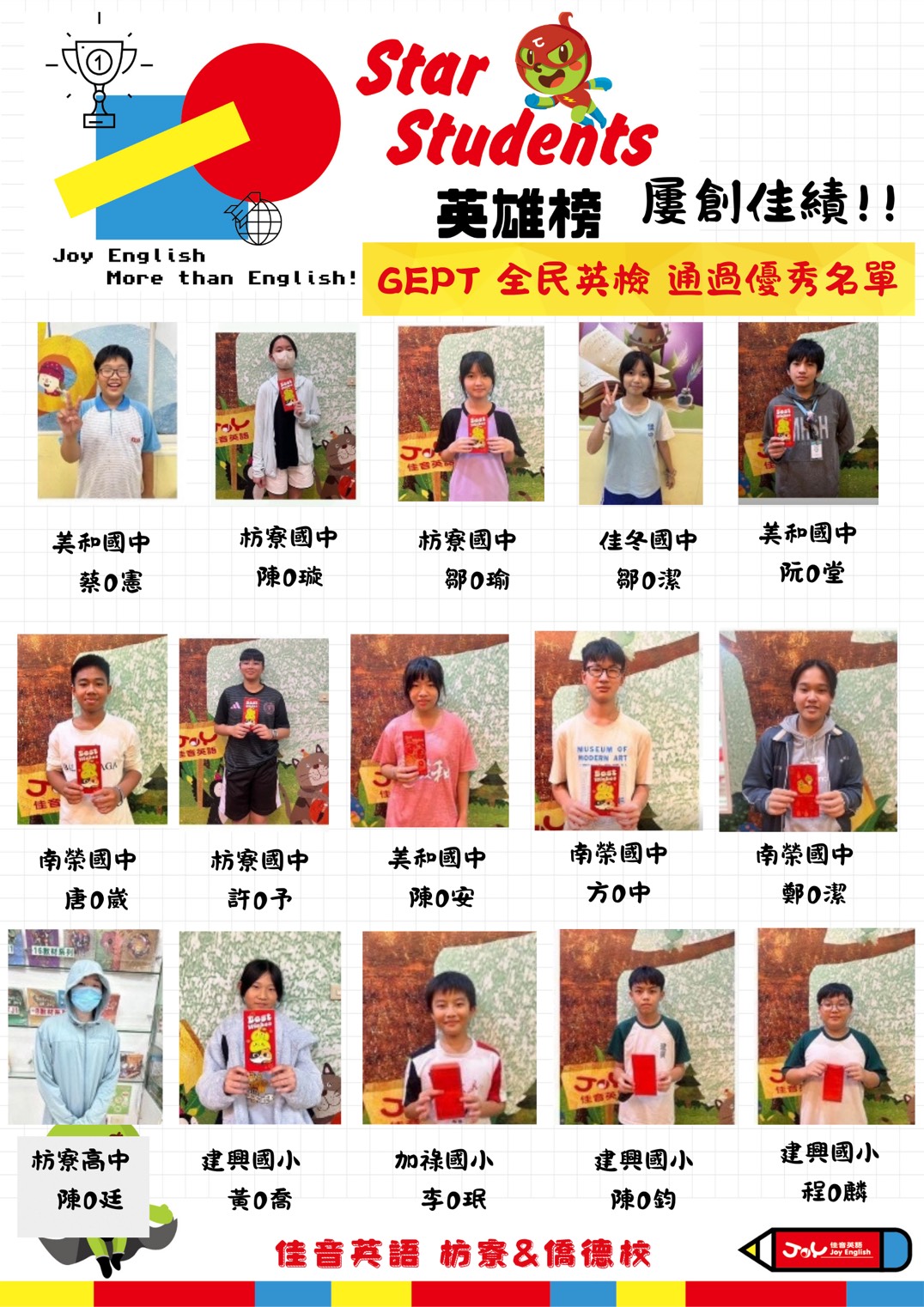 🎉 恭喜順利通過英檢初級複試！🎉
