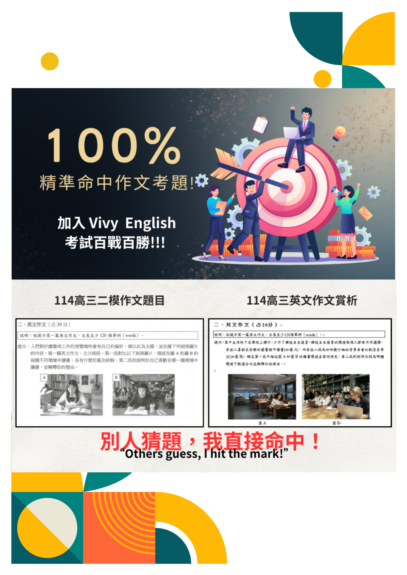 第二次高三模擬考作文 超強命中🎯 和大家一同分享 這個喜悅🎊